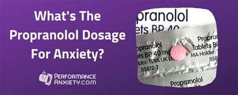 Prescription Propranolol For Anxiety .